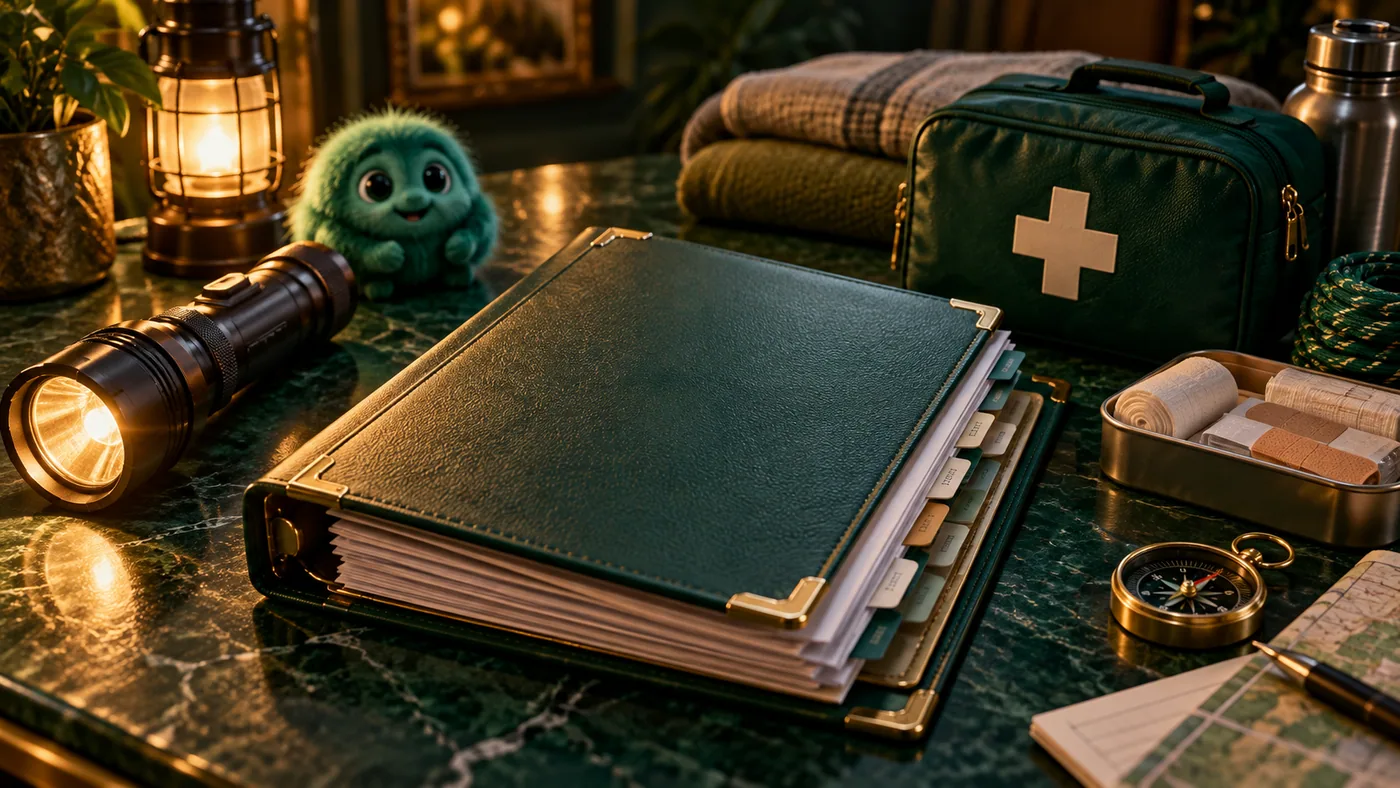 Memory Palace Technique for Beginners: A Step-by-Step Example illustrated in the CREATEFOR.YOU emerald-and-gold monster style